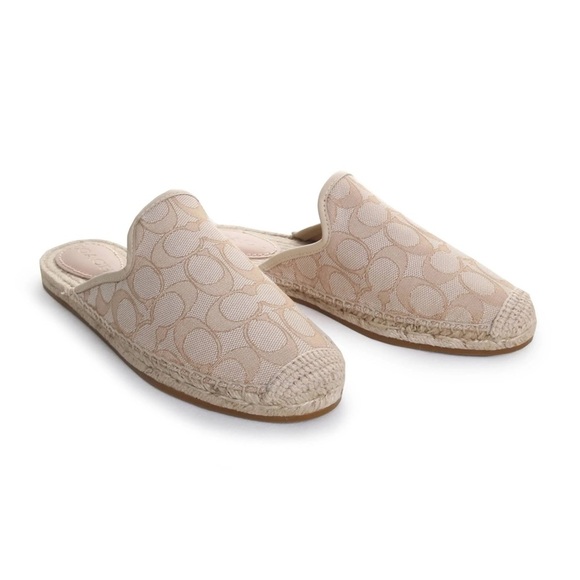 Coach Women's Cali Espadrille Slide with Signature Jacquard size 8.5 - Picture 1 of 6